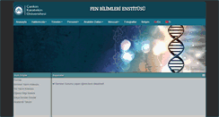 Desktop Screenshot of fbe.karatekin.edu.tr