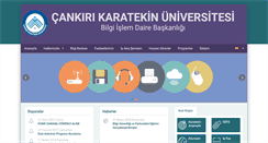 Desktop Screenshot of bidb.karatekin.edu.tr