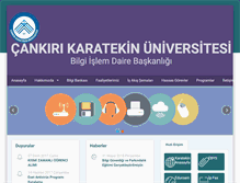 Tablet Screenshot of bidb.karatekin.edu.tr